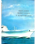 Italian Line Press Album Maiden Voyage T/V Raffaello - £5.40 GBP