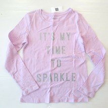 Gap Kids 'It's My Time To Sparkle" Graphic Lilac Shirt - M (8) - NWT - $7.99