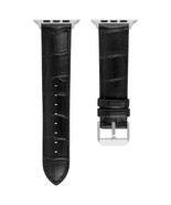 American Exchange Men&#39;s Watch Strap For Smart Watch Silver/Black Size 42... - $16.72 CAD