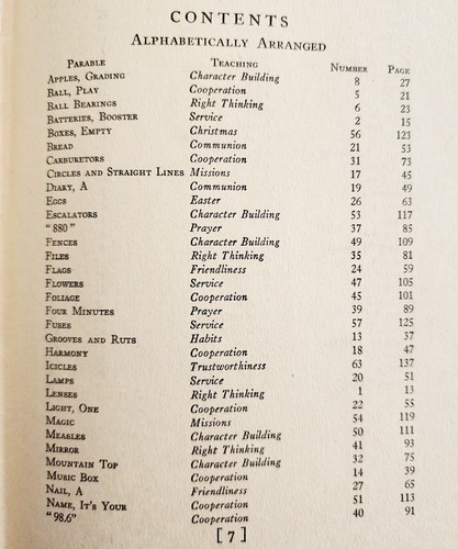 63 Popular Parables For Young Folks 1948 1st Edition Christian Antique BKBX4 Item image 5