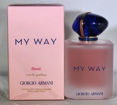 My Way Floral by Giorgio Armani 90ml 3.Oz Eau de Paefum Spray Rechargeable - £82.13 GBP
