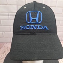 Honda Logo Embroidered Official Licensed Black Hat Ball Cap Strapback  - £14.79 GBP