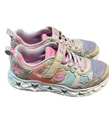 S Sport By Skechers Girls Glitter Multi-Color Sneakers Size 2 - $23.68 CAD