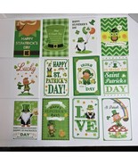 (24) St. Patrick&#39;s Day Greeting Cards with Green Envelopes 12 Designs - £6.97 GBP