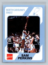 Sam Perkins #32 1989 Collegiate Collection North Carolina&#39;s Finest Tar Heels - £1.57 GBP