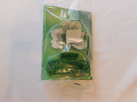 Oh So Lucky! Hair Accessory Hair Clip Green White Silver Shamrock 2 Clips - $470.04 MXN