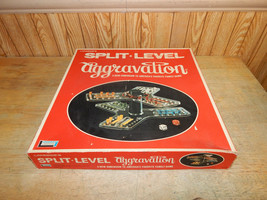 Vintage Split Level Aggravation Game 1971 Lakeside Missing One Red Peg - $15.66