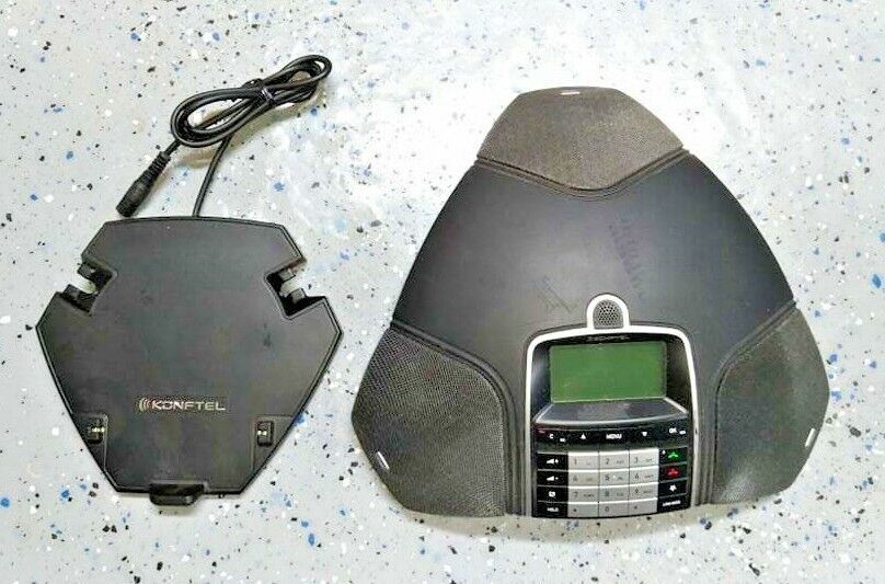 WORKING GREAT KONFTEL 300W WIRELESS CONFERENCE PHONE WITH CHARGING BASE ... - $69.05