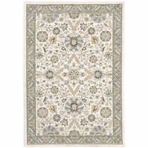 9' X 12' Gray and Ivory Oriental Power Loom Area Rug - $1,612.15 CAD