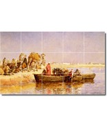 Edwin Weeks Waterfront Painting Ceramic Tile Mural BTZ09563 - $205.15 CAD+