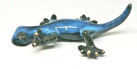Golden Pond Collection 5 Inch Blue Small Gecko Ceramic Figurine - £27.45 GBP