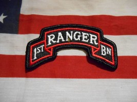 75TH Ranger Regiment 1ST Bn Scroll Tab Patch - £4.74 GBP