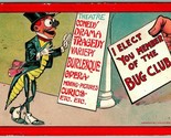 Anthropomorphic I Elect You A Member of the Bug Club 1912 Comic DB Postc... - $9.85
