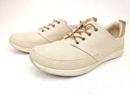 Reef Women&#39;s Rover Low TX Sneakers Size 9 Shoes Cream Mesh Woven - $19.75