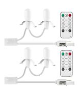 Rumsheme Remote Control Lighting System 4.9Ft Cord 2LED Warm White 2 Pack - $264.47 MXN