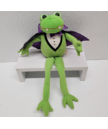 Vintage Russ Berrie Count Croaker Vampire Frog Plush Halloween Cute - $401.70 MXN