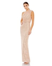 Mac Duggal 26694 Sequin One-Shoulder Column Gown Sz 8 Rose pink - £169.45 GBP