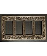 VICENZA DESIGNS LIGHT SWITCH PLATE QUAD DIMMER - SAN MICHELE - VINTAGE P... - $84.00