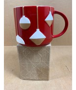 Starbucks Coffee Mug Cup Christmas Holiday Ornaments 2012 Red White Gold - $6.84 CAD