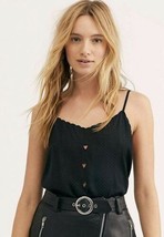Free People Place For You Bodysuit BNWT&#39;s  Medium Black  $58.00 - £11.85 GBP