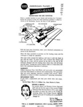 AUTO-RAMA INSTRUCTION SHEET for Gilbert KEG LOADING CONVEYOR Copy - £5.48 GBP