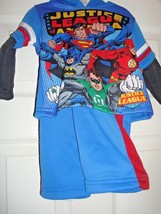 Dc Comics Justice League Boy&#39;s Hooded Sweatshirt Sweatpants Set New - £8.79 GBP