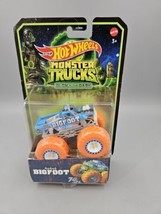 Hot Wheels Monster Trucks BIGFOOT 4x4x4 1:64 2023 Glow in the Dark Matte... - $10.93