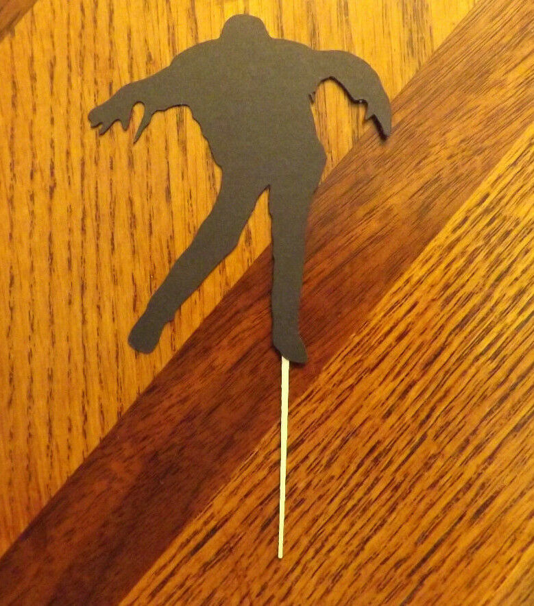 Lot of 12 Zombie Cupcake Toppers! Design 2 - $3.95