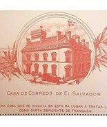 1890s El Salvador Bilete Postal  Ticket 3C Unused Postal Ticket Unused - £14.02 GBP