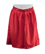 NIKE Basketball Men&#39;s Red Mesh Polyester Shorts Size XL - $26.99