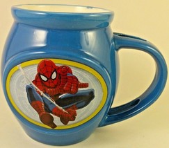 Marvel Spiderman Coffee Cup Mug  Blue 2013 16 oz - $17.95