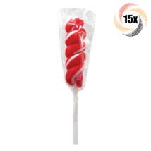 15x Pops Albert&#39;s Color Splash Cherry Flavor Twist Pops Candy | .42oz - £9.15 GBP