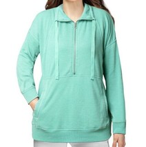 Tangerine™ ~ Size XXL ~ Long Sleeve ~ 1/2 Zip Pullover ~ MINT Colored Sweatshirt - £18.04 GBP