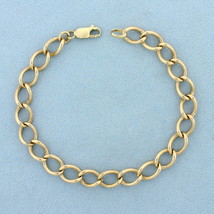 Twisted Curb Link Bracelet in 14K Yellow Gold - £835.31 GBP
