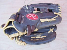 Rawlings Youth Baseball Glove 11.5” Highlight Series H115HBR Dark Brown RHT - £19.53 GBP