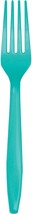 Creative Converting Teal Lagoon Plastic Premium Pl Forks, One Size - £14.46 GBP