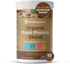 Organic Plant Protein Blend: Vegan Protein Powder, New Protein Superfood... - $37.58