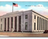 Post Office Building St Cloud Minnesota MN Linen Postcard F21 - £2.33 GBP