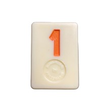 Pressman Rummikub Orange 1 Tile Original Replacement Game Piece Smooth Back u - £5.51 GBP