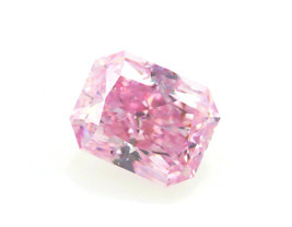 Pink Diamond - 0.51ct Natural Loose Fancy Intense Purple pink GIA Cert Radiant - £22,724.77 GBP