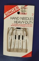 Vintage SINGER Hand Needles Heavy Duty  Item. 01025 Made in USA - £4.75 GBP