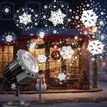 Christmas Projector Lights Outdoor, Snowflake Projector Light 3D HD Snow... - €22,38 EUR
