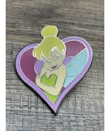 Disney Tinkerbell Crossed Arms Inside Pink Heart 2010 Collectible Tradin... - $720.07 MXN