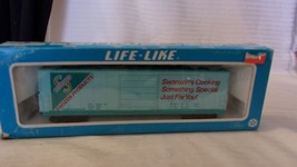 HO Scale Life-Like, 50&#39; Box Car, Swanson&#39;s Frozen Foods, Blue, #1982 - £19.98 GBP