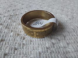 Serbian Orthodox Christian Lords Prayer Ring D=21mm - $32.00