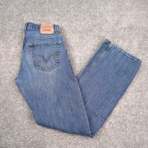 Levis 557 Jeans Men 32x36 Blue Denim Relaxed Bootcut Rugged Cowboy Black... - £19.54 GBP