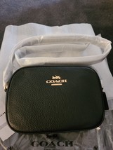 NWT COACH CA069 Mini Jamie Camera Bag in Pebble Leather Black - $145.86