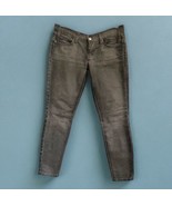 Current/elliottt gray snake pattern denim Skinny jeans Women’s Size 25 - $905.24 MXN