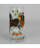 Pepsi Cola Christmas Collection Glass Jingle Bells 1983 Horse Sleigh Sno... - $15.48