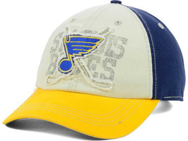 St. Louis Blues OTH Rattled NHL Hockey Team Logo Adjustable Cap Hat - £15.72 GBP